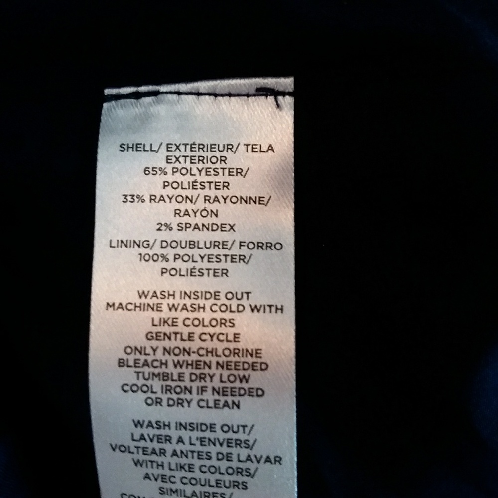 Ann Taylor Factory Women's Navy Blue Skirt NWT. - Picture 8 of 8